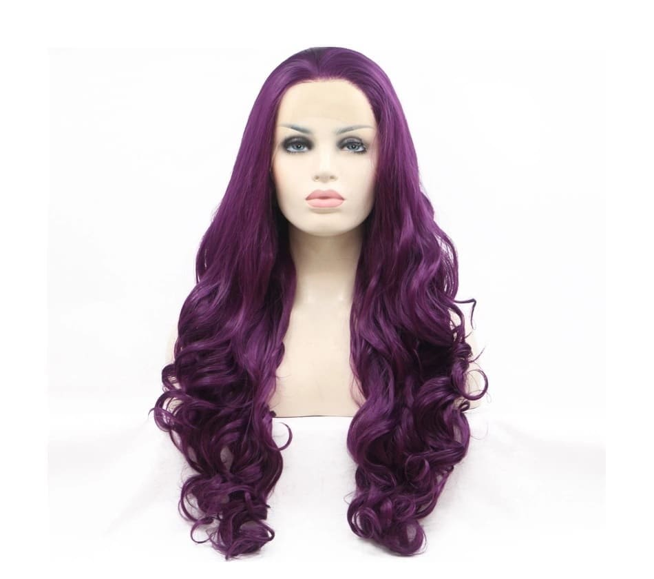 0871 Lace Front Long Straight Wig - 24 Inch Hand Tied Hair Natural Hairline, Korean High-end Matte Silk with a natural look and no plastic sheen - Image 5