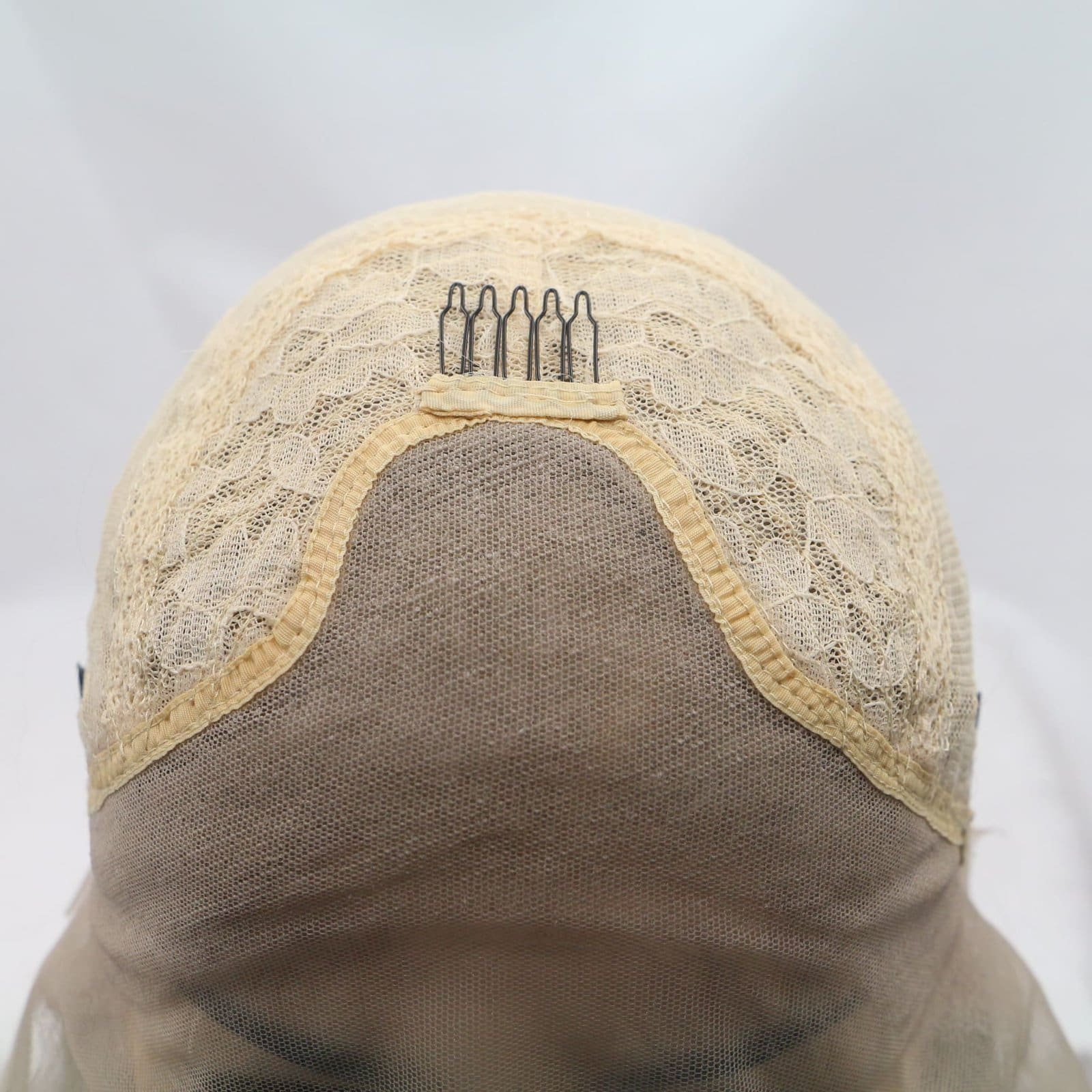 Hand hook front lace synthetic fiber wig matte high temperature silk collarbone hair gradient rose gold short curly hair wool curl cover - Image 5