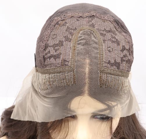 Cross-border foreign trade wigs chemical fiber lace wigs high temperature silk long straight hair headgear fluffy natural spot wholesale - Image 4