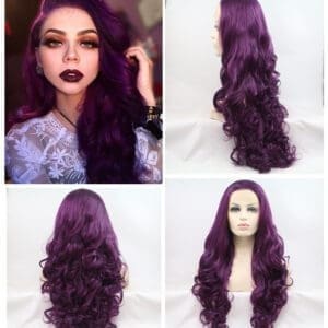 0871 Lace Front Long Straight Wig - 24 Inch Hand Tied Hair Natural Hairline, Korean High-end Matte Silk with a natural look and no plastic sheen